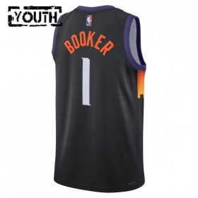 Dres Phoenix Suns Devin Booker Nike 2025-26 City Edition Crno Swingman - Dječji